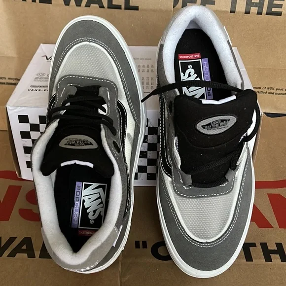 Vans Berle Grey/Black/White WMNS - Picture 13 of 16